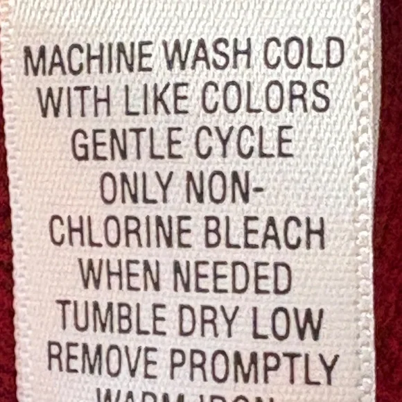 Merona Cotton Blend 1/4 Zip Maroon Sweater - Picture 8 of 11